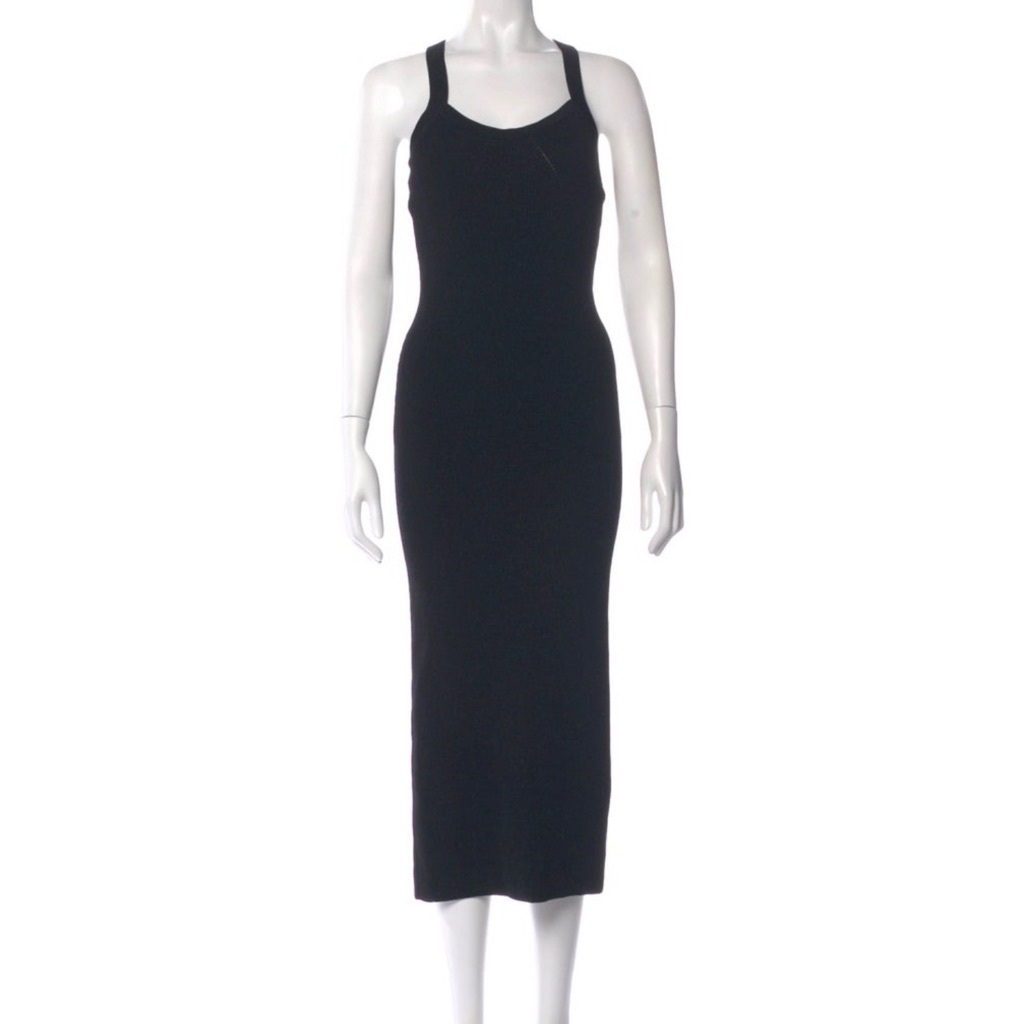 Autumn Cashmere Scoop Neck Midi Length Dress W/ Tags